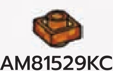 Plate Modified 1 x 1 Double Sided in Orange (Translucent)