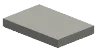 Tile 2 x 3 in Gray, Dark (Flake)