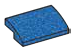 Slope tile 33 3 x 2 curved slope in Blue (Metallic)