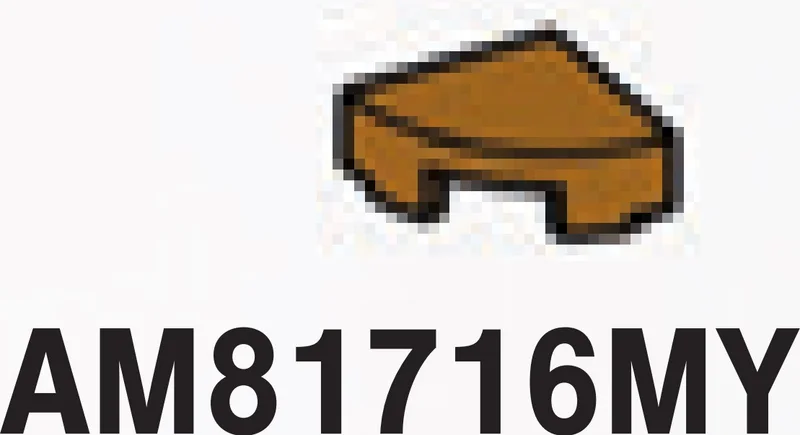 Tile 1 x 1 quarter round in Brown, Milk Chocolate