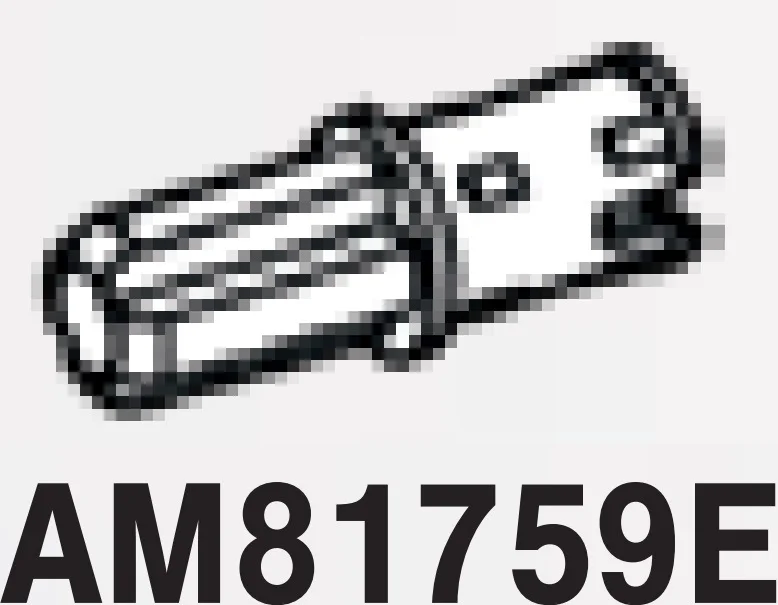 Connector: axle pin 2 studs long with friction ridges in White