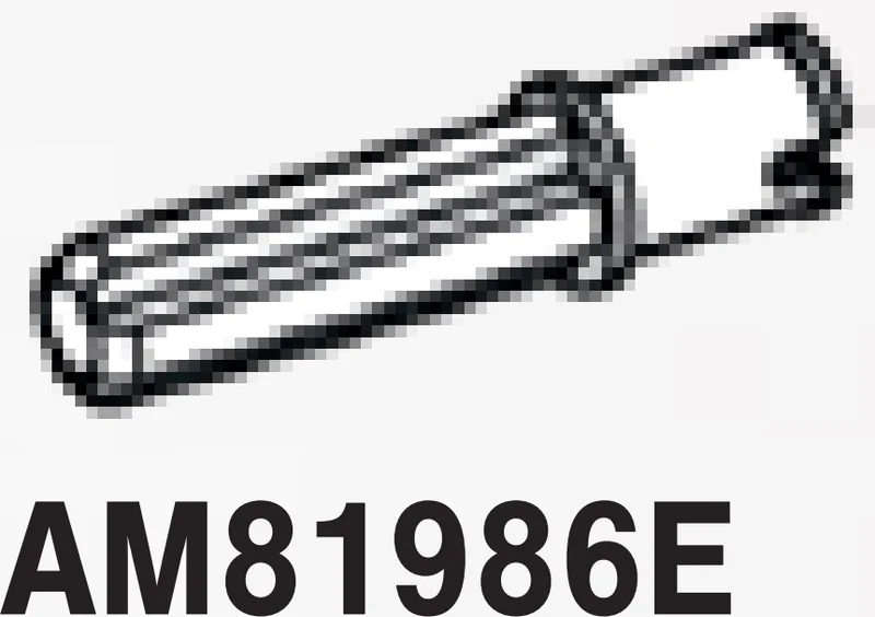 Technic, Axle 2L with Pin in White