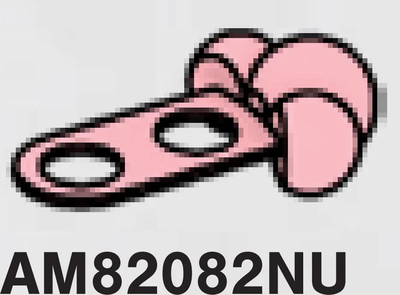 Plate 1 x 2, flexable with 2 ball puffs in Pink, Pale
