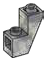 Slope Inverted 65 1 x 2 x 2 in Gray, Light (Camo)