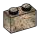 Brick 1 x 2 in Gray, Concrete (Camo)