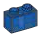 Brick 1 x 2 in Blue, Cyan (Translucent)