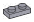 Plate 1 x 2 in Gray, Medium (Metallic)