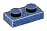 Plate 1 x 2 in Blue, Turbo