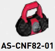 Figure, accessory: handbag with Skullette clasp, black and red in Black