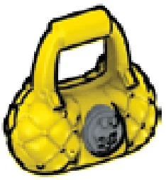 Figure, Accessory: handbag in Yellow, Lemon