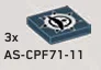 Tile 2 x 2 w/ Printed NMPD Air Unit Symbol