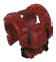 Chest Armor, ODST - Red with Black Accent in Multicolored