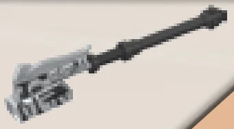 Weapon, Melee: warhammer, gravity hammer with silver detail in Multicolored