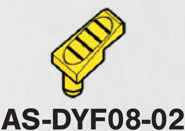 Slope panel 1 x 2 on small peg with koban coin detail in Yellow, Lemon