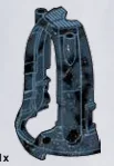 Halo, Drop Pod Top, Metallic Blue in Multicolored
