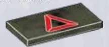 Tile 2 x 4, Halo Red Decal in Multicolored