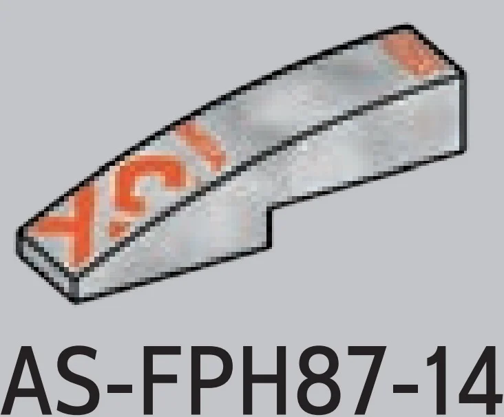 Slope 25 1 x 4 curved with BOR orange print in White with Black Marbling (Camo)