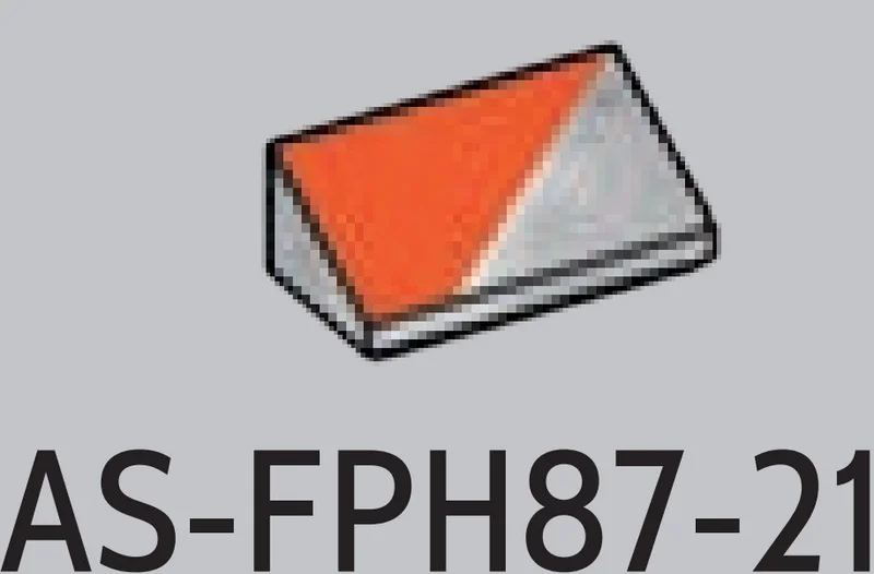 Slope 36 2 x 1 with BOR orange print in Orange, Bright