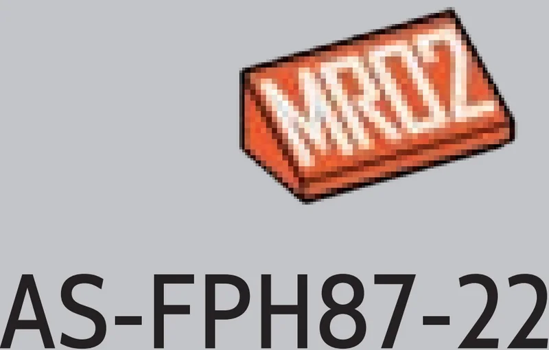 Slope 36 2 x 1, MR02 print in Orange, Bright