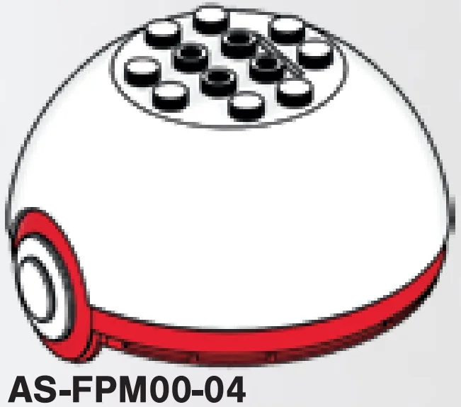 Container: Pokeball 8 x 3 x 8 top, white with red band in Multicolored