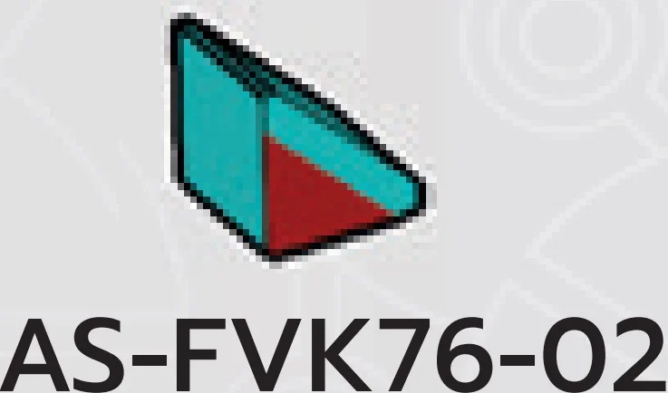 Slope brick 45 1 x 1, red print right in Blue, Robin's Egg