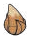 Creature, Pokemon: Eevee tail with light brown tuft at tip in Multicolored