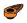 Plate 1 x 1 round with hole and pointed blade, print detail in Multicolored