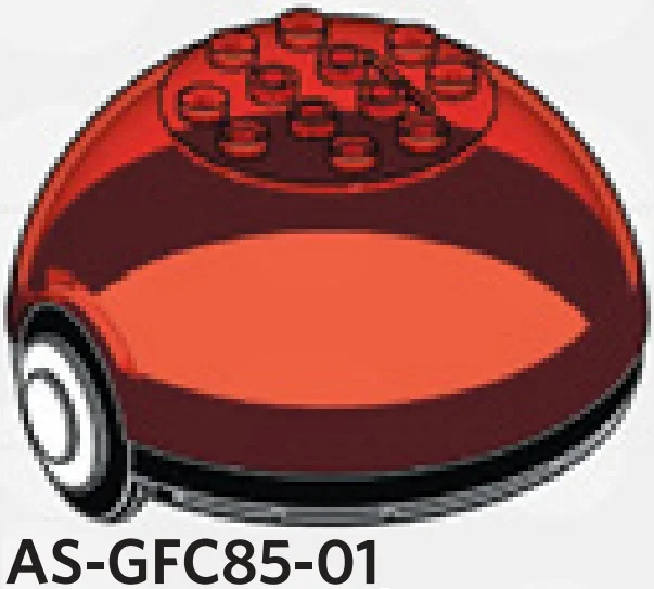 Container: Pokeball 8 x 3 x 8 top in Multicolored