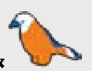 Creature, complete: falcon, orange with blue beak, white head in No Color Given