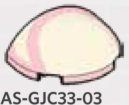 Brick 2 x 3 half-dome with with white stripes in Pink, Pale