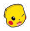 Creature, Pokemon: Pikachu face winking left eye on rounded tile slope in Multicolored