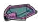 Creature, Pokemon: Nidoran ear, lavender w/ blue panels in Multicolored