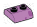 Brick 2 x 2 two-thirds-height, rounded top w/ lavender spots in Multicolored