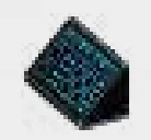 Slope Brick, Halo Decal in Multicolored