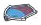 Creature, Pokemon: Nidoran ear, white w/ blue & lavender panels in Multicolored