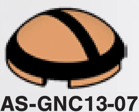 Brick 3 x 1 x 3 round dome, F black print in Brown, Light Nougat