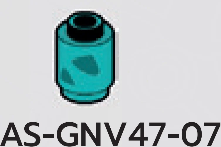 Brick 1 x 1 round with hollow stud, spots print in Blue, Robin's Egg