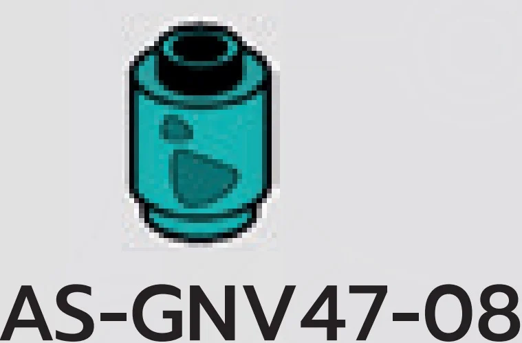 Brick 1 x 1 round with hollow stud, spots print in Blue, Robin's Egg