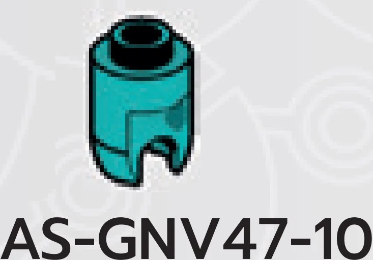 Brick 1 x 1 ball joint socket, top, spots print in Blue, Robin's Egg
