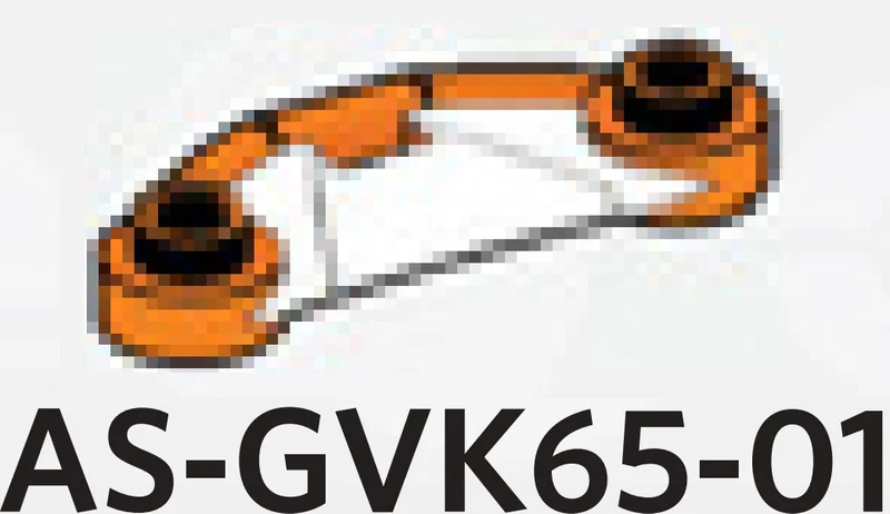 Bar 1 x 4, with white webbing, ending in 1 x 1 round plates in Orange, Smoky