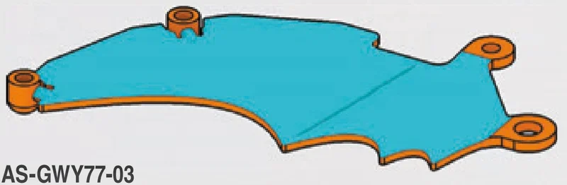Body part: wing, right with blue webbing, Charizard in Orange, Smoky