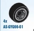 Wheel 6 spokes