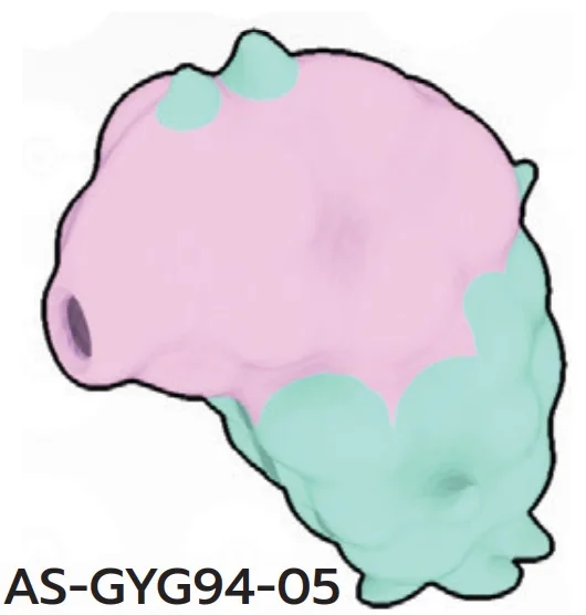 Creature, Pokemon: Ponyta, pink & pale greenish blue, flexible