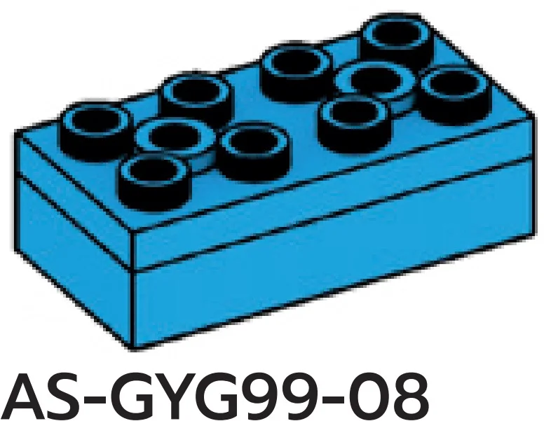 Brick 2 x 2 with pair of alternating pop-up buttons