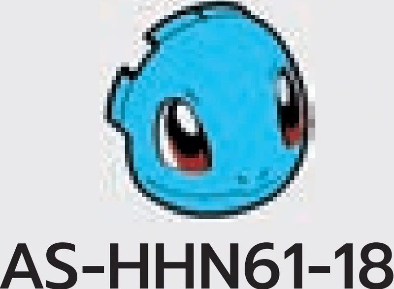 Creature, Pokemon: Squirtle face on rounded tile slope in Blue, Rich Sky