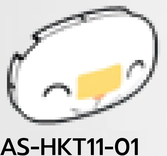 Creature, Pokemon: Scorbunny face on Brick 2 x 1 x 3 round dome in White