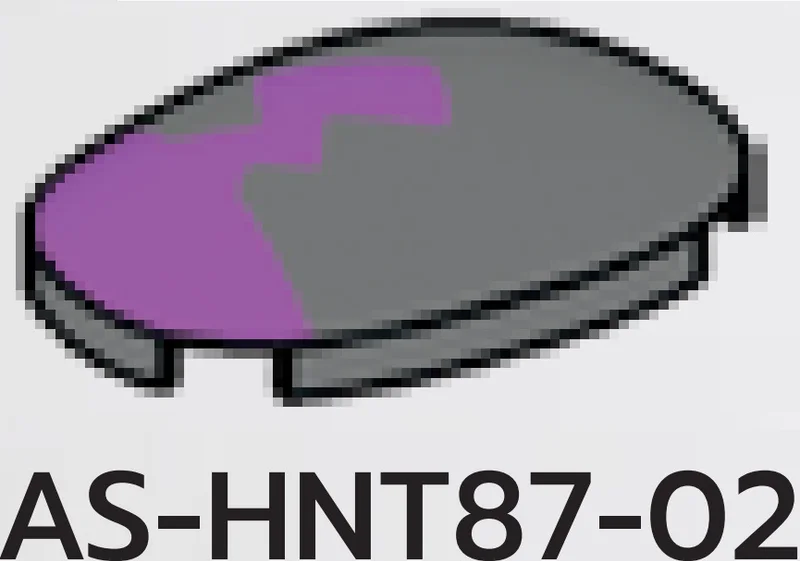 Brick 2 x 1 x 3 round dome, purple print