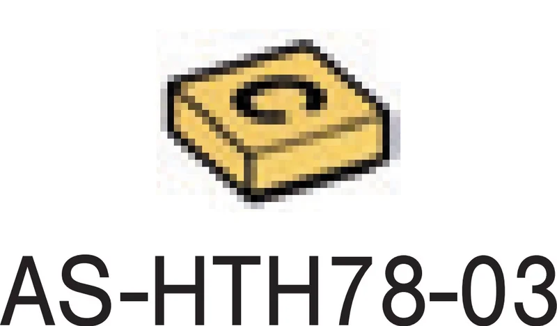 Tile 1 x 1 printed with letter ''C''