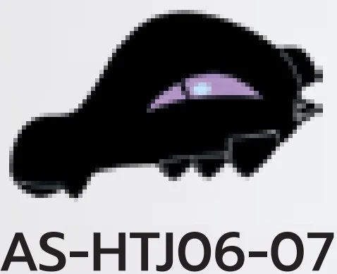Creature, Pokemon: Salandit face in Black