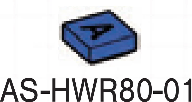 Tile 1 x 1 printed with letter ''A'' in Blue
